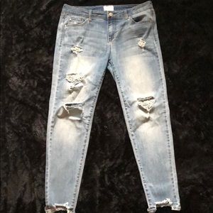 Distressed Jeans